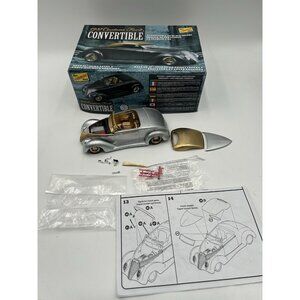 Built Lindberg HL129 1/24 Scale 1937 Custom Ford Convertible Plastic Model Kit